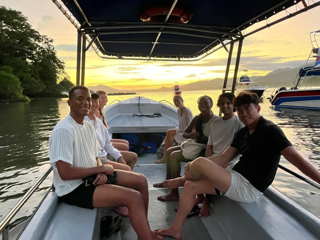 sunset at tortuga island