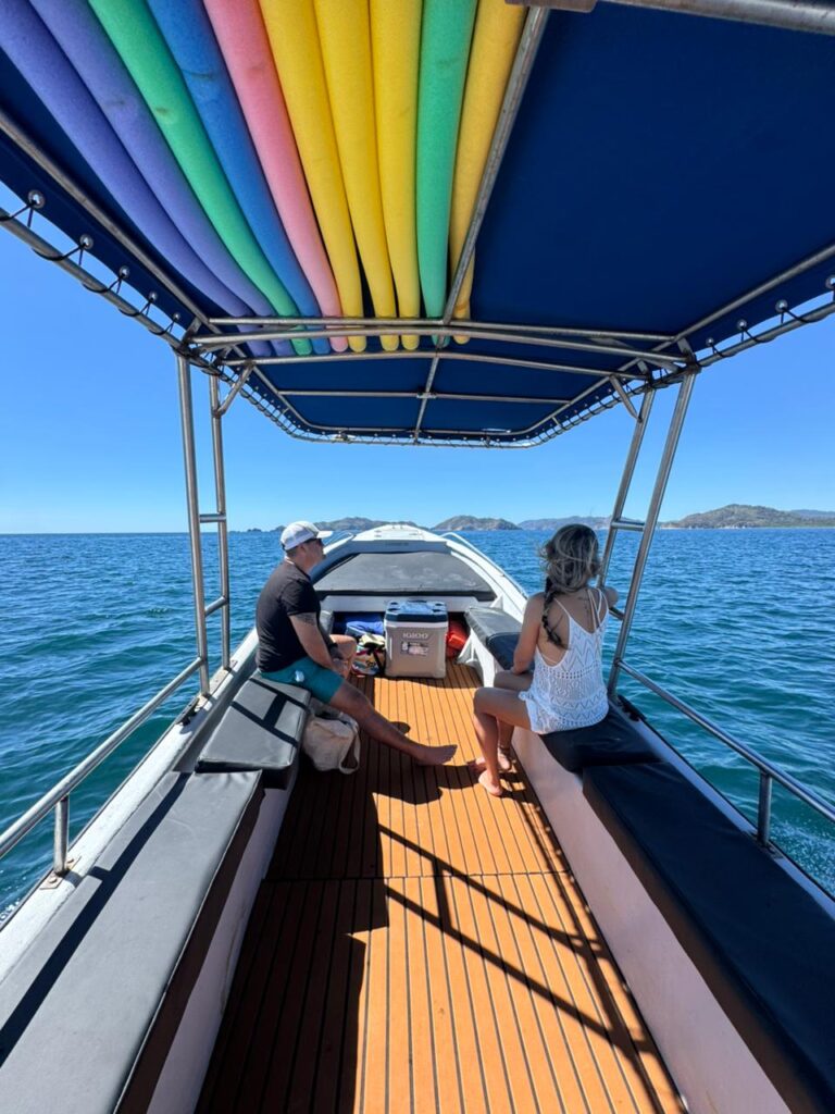 clients on the way to tortuga island